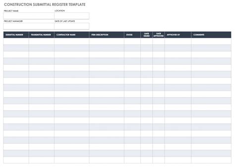 sample submittal sheet metal fabrication|submittal schedule for construction.